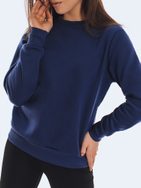 Egyszerű égszínkék női pulóver Fashion II