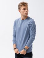 Trendi halvány kék pulóver B1160