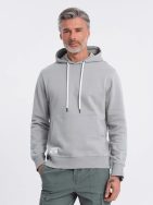 Időtlen szürke kapucnis felső  V8 SSBN-0177