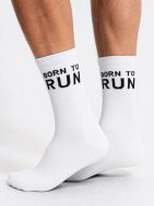 Fehér RUN férfi zokni