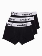 Fekete boxeralsó szett U159 (3 db)