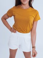 Egyszerű karamell színű női póló Mayla