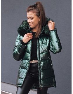 Modern zöld női kabát Aisha