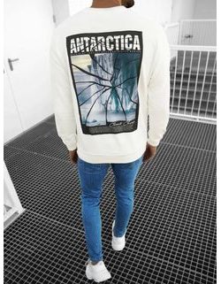 Stílusos ecru színű pulóver  Antarctica MACH/M3278Z