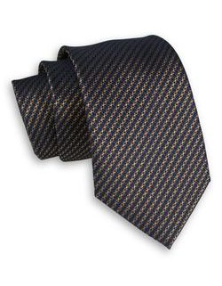 Elegáns sötét kék mintás nyakkendő  Alties