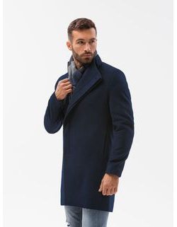 Elegáns sötét kék kabát C501
