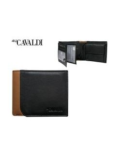 Elegáns fekete pénztárca Cavaldi