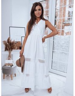 Érdekes fehér színű ruha Derra