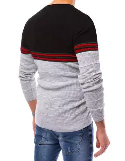 Modern halvány szürke pulóver