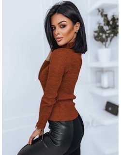 Egyedi barna női pulóver Laurella