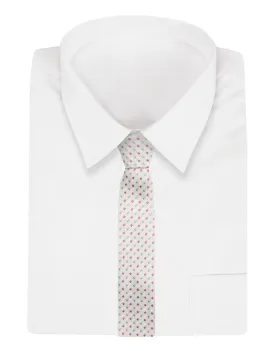 Szürke nyakkendő geometrikus mintával  Angelo di Monti