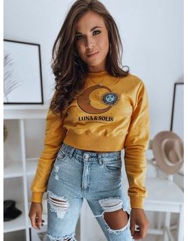 Eredeti sárga női pulóver Luna