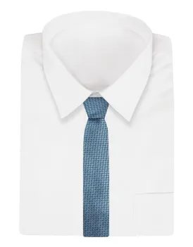Elegáns kék mintás nyakkendő  Angelo di Monti