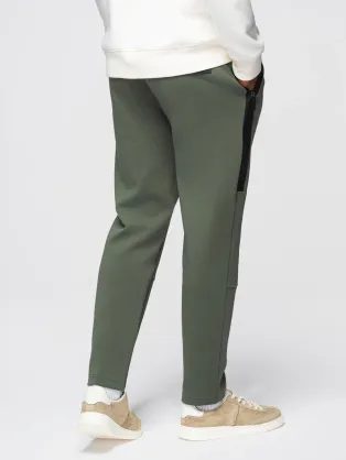 Elegáns férfi kapucnis pulóver szürke színben v4 om-sszp-0238