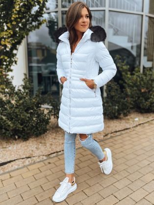 Modern fehér női kabát Teris