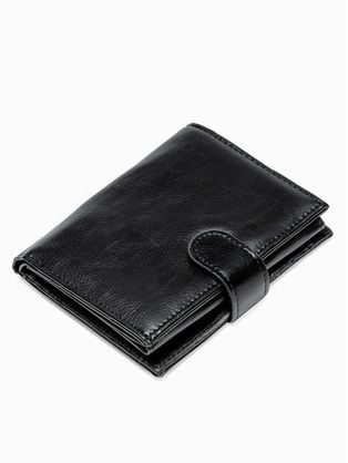 elegáns fekete pénztárca A623