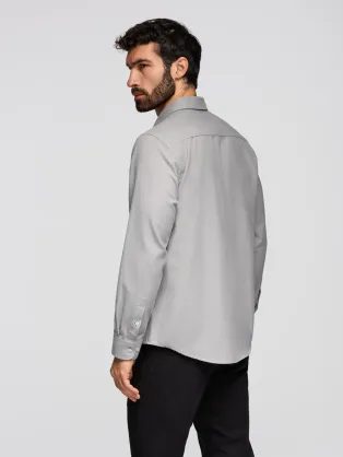 Átmeneti kék steppelt kabát