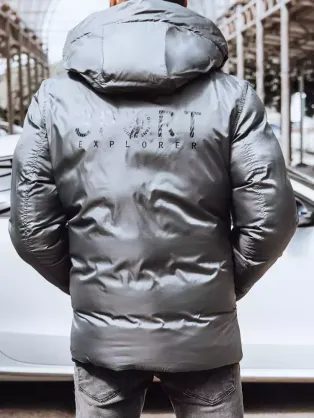 Trendi szürke téli kabát