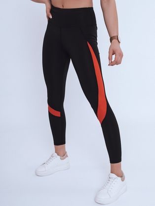 Stílusos fekete női leggings Liza