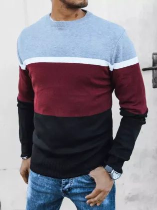 Stílusos halvány szürke pulóver