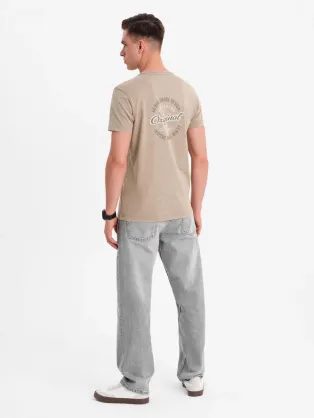 Barna pamut póló V3 TSFP-0225