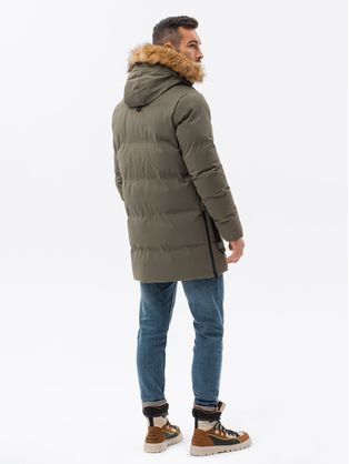 Bézs színű téli dzseki C460