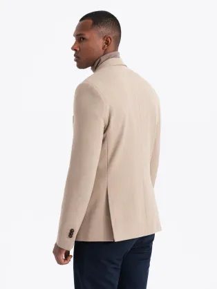 Időtlen fekete blézer állógallérral V5 BLZB-0131