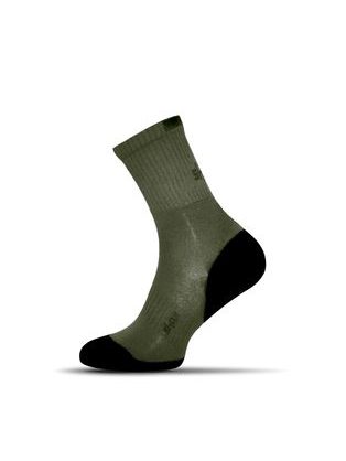 Bavlnené pánske ponožky v tmavo-zelenej farbe Clima Plus