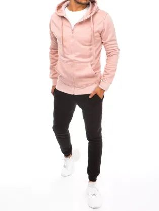 Rózsaszín-fekete melegítő együttes