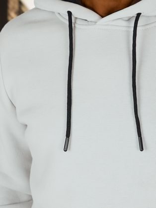 Időtlen fehér kapucnis pulóver V1 SSPS-0150