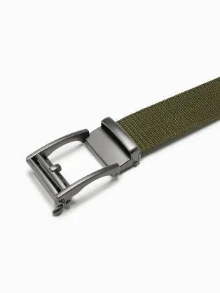 Fekete bőr férfi öv Peterson