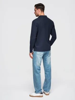 Férfi sötétbarna elegáns ing