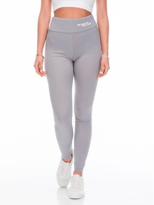 Női kényelmes szürke leggings PLR251