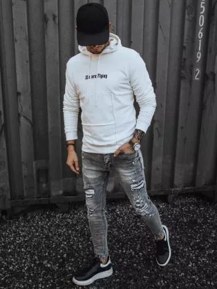 Fekete kapucnis pulóver