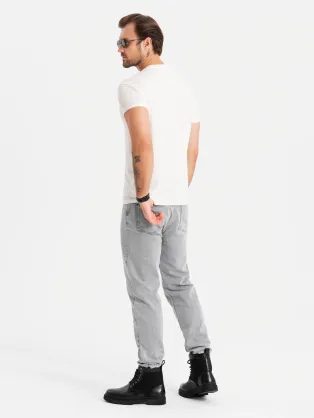 Modern sötétkék férfi póló V2 OM-TSCT-0220