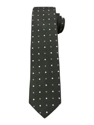 Fekete pöttyös nyakkendő
