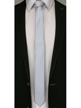 Sima halvány szürke nyakkendő Angelo di Monti