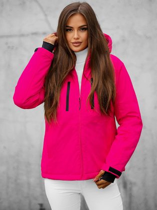 Kellemes rózsaszín női téli kabát JS/HH012/28Z