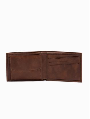 Elegáns barna pénztárca A607