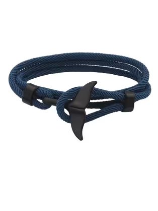 Érdekes férfi kék karkötő uszonnyal