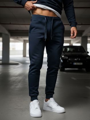 Sötét kék melegítő nadrág