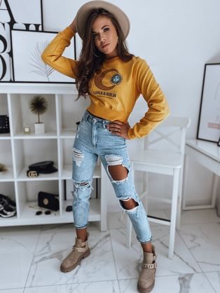 Egyszerű fekete női pulóver Fashion II