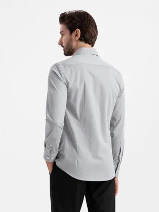 Trendi kék farmer ing logóval V2 SHDS-0180