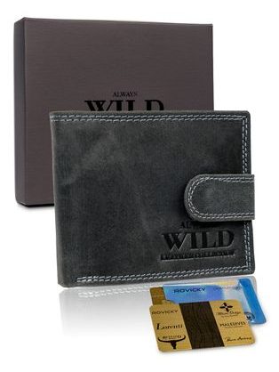 Praktikus grafit szürke pénztárca