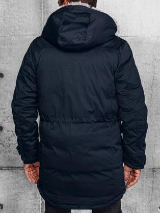 Trendi téli fekete dzseki C576