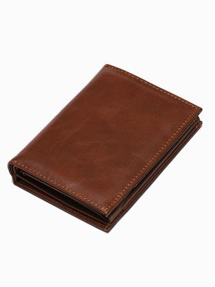 Elegáns barna pénztárca A798