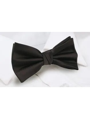 Sötét kék csokornyakkendő decens mintával