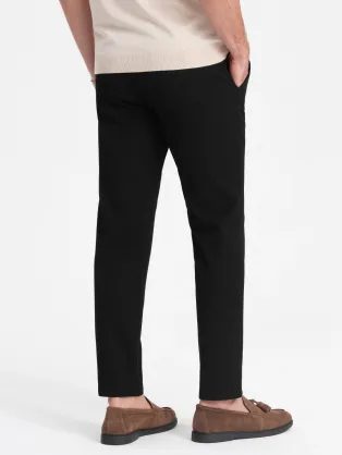 Elegáns grafit szürke chinó nadrág klasszikus szabás V2 PACP-0191