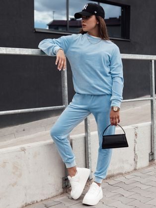 Velúr kék női tréningruha Urbanvelvet