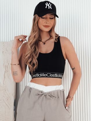 Női szürke crop top SLR085